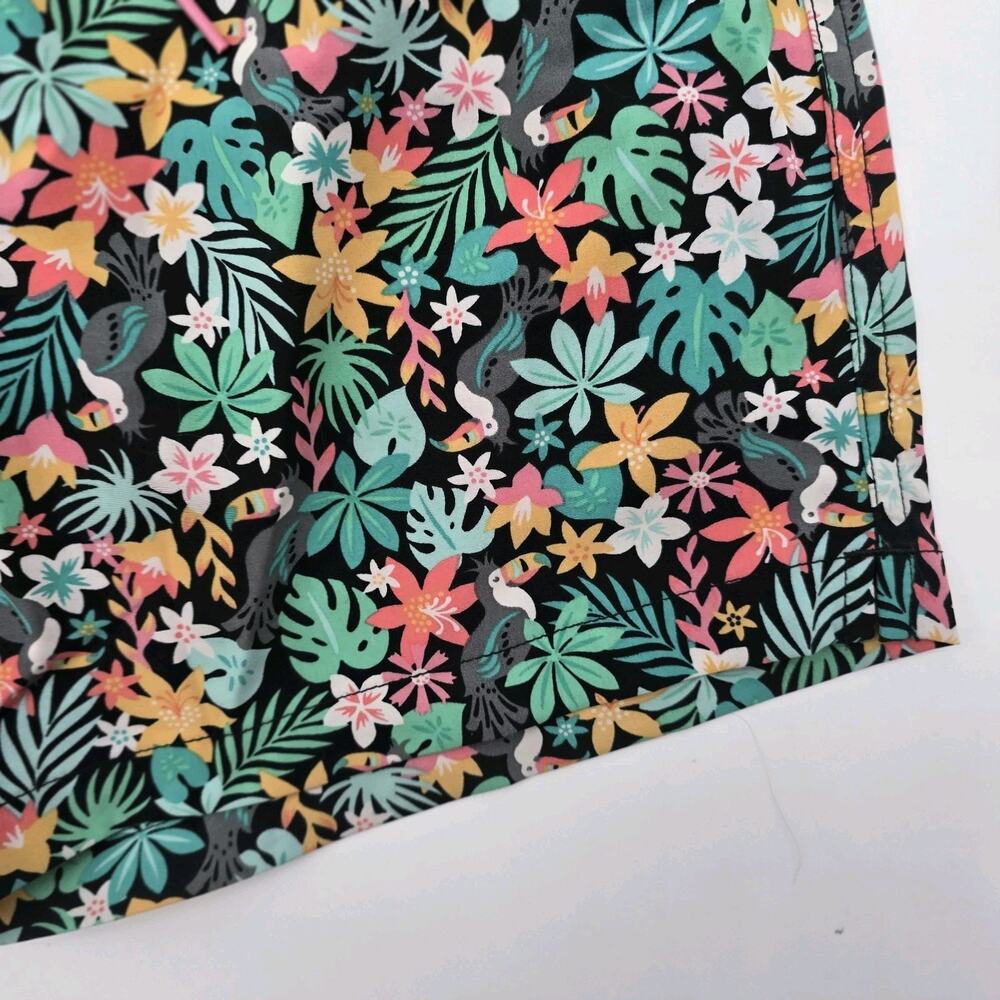 Chubbies Swim Trunks Mens Large 5.5 Inch Parrot Bloomerangs Mesh Brief Liner - Picture 4 of 13
